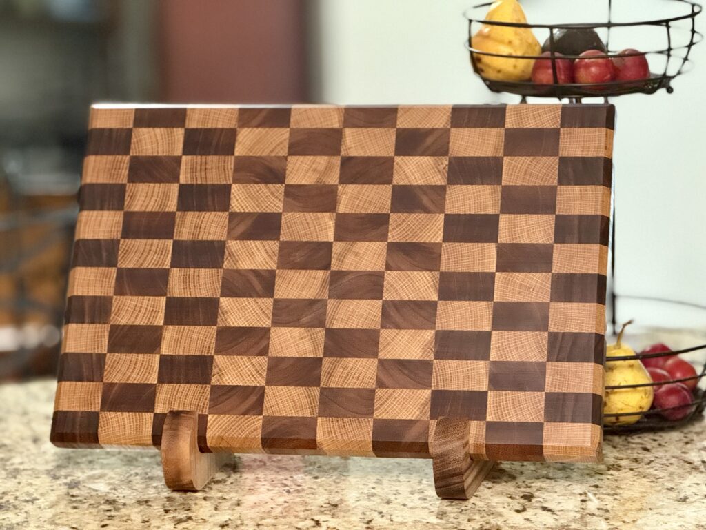 Exotic wood cutting board